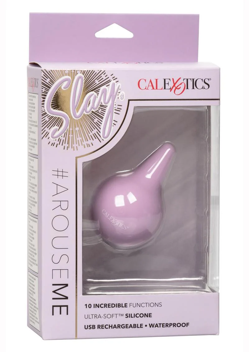 Slay #Arouseme Silicone Rechargeable Massager - Image 2