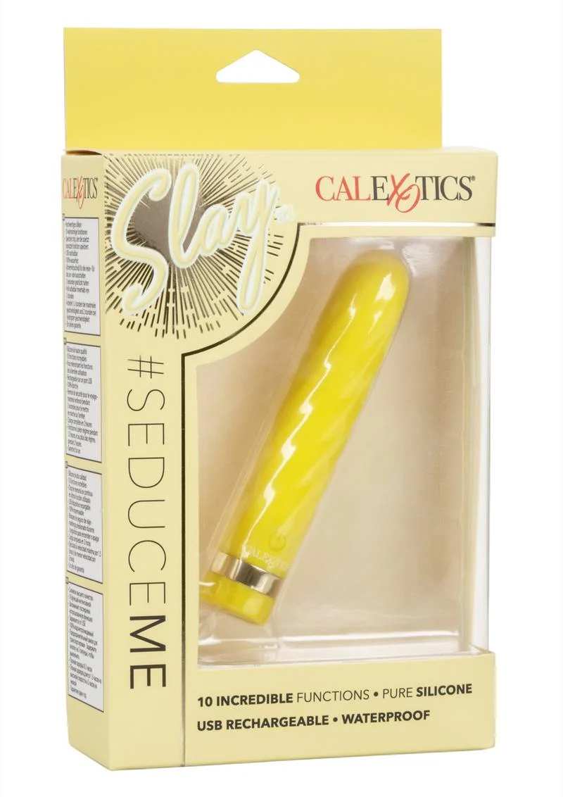 Slay #Seduceme Silicone Rechargeable Bullet - Image 2