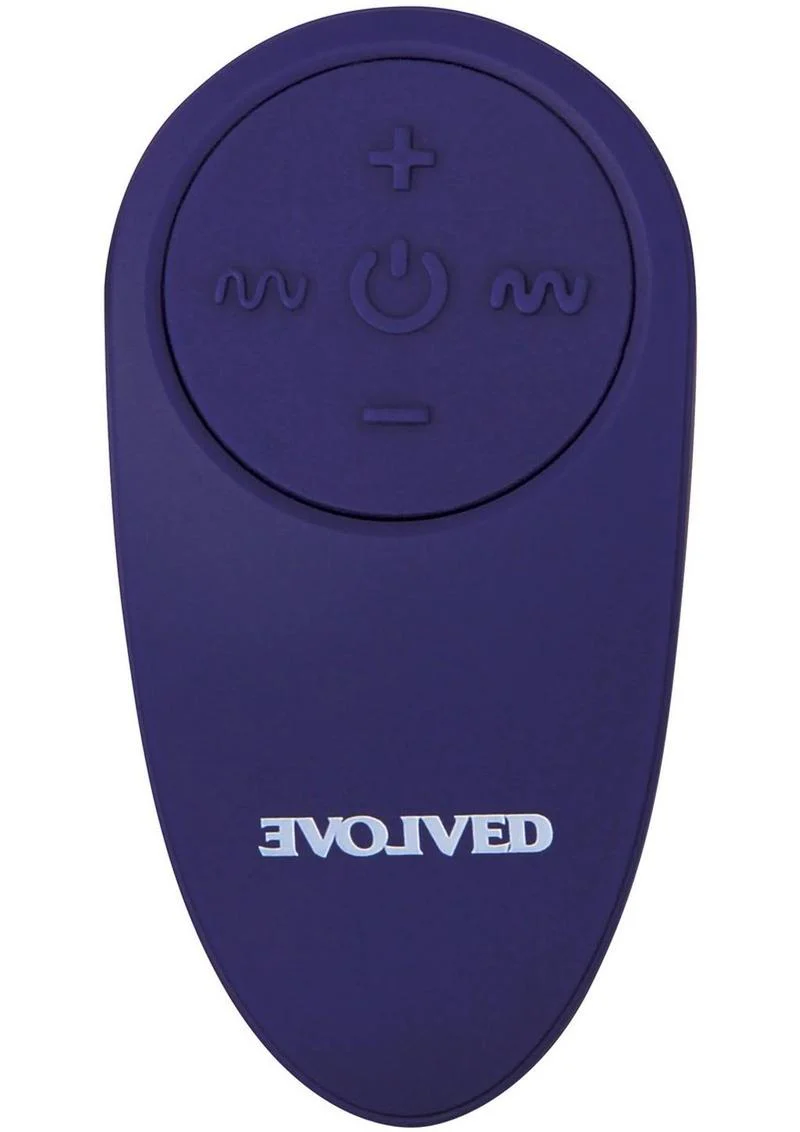Smooshy Tooshy Rechargeable Silicone Anal Plug with Remote Control - Image 4