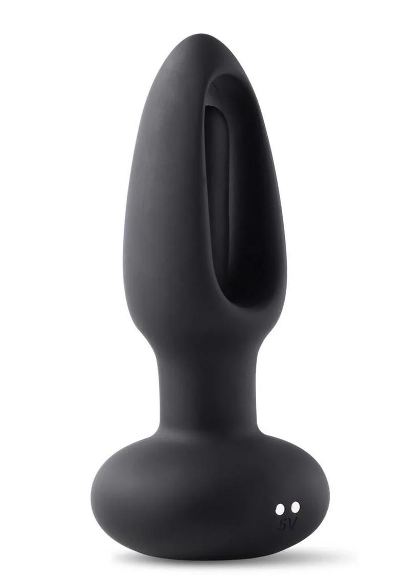 Snuggy Tapping Rechargeable Silicone Prostate Massager Butt Plug Anal Vibrator - Image 4