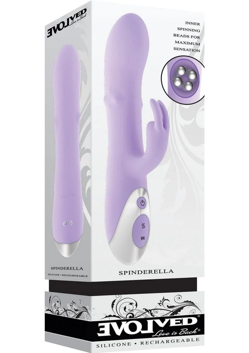 Spinderella Rechargeable Silicone Dual Vibe - Image 2