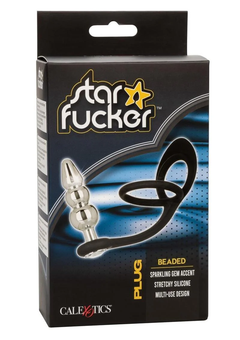 Star Fucker Beaded Plug Silicone Dual Enhancer - Image 2
