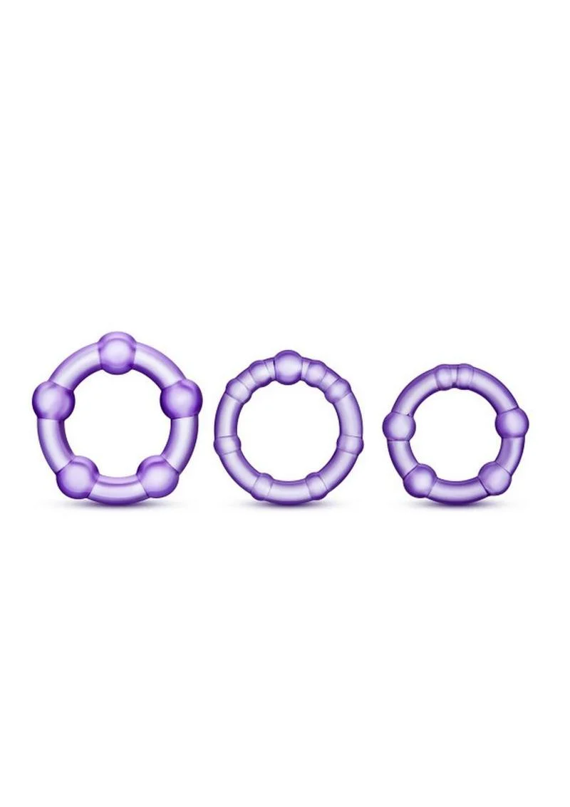 Stay Hard Beaded Cock Rings (3 Sizes - Image 12
