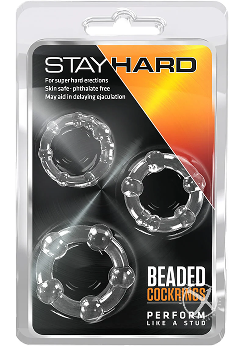 Stay Hard Beaded Cock Rings (3 Sizes - Image 9
