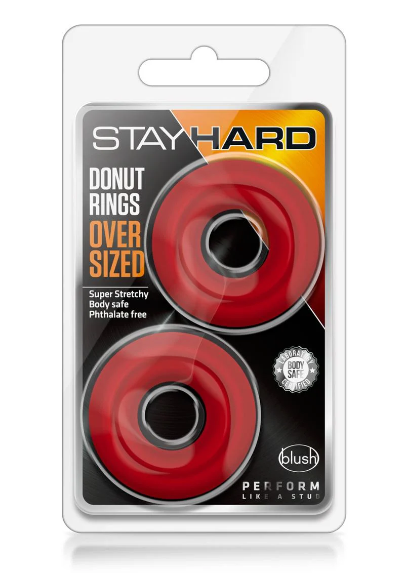 Stay Hard Donut Cock Rings Oversized - Image 2