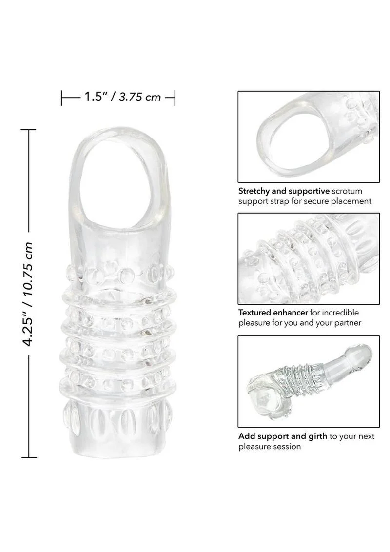 Stimulation Enhancer Textured Penis Sleeve - Image 5