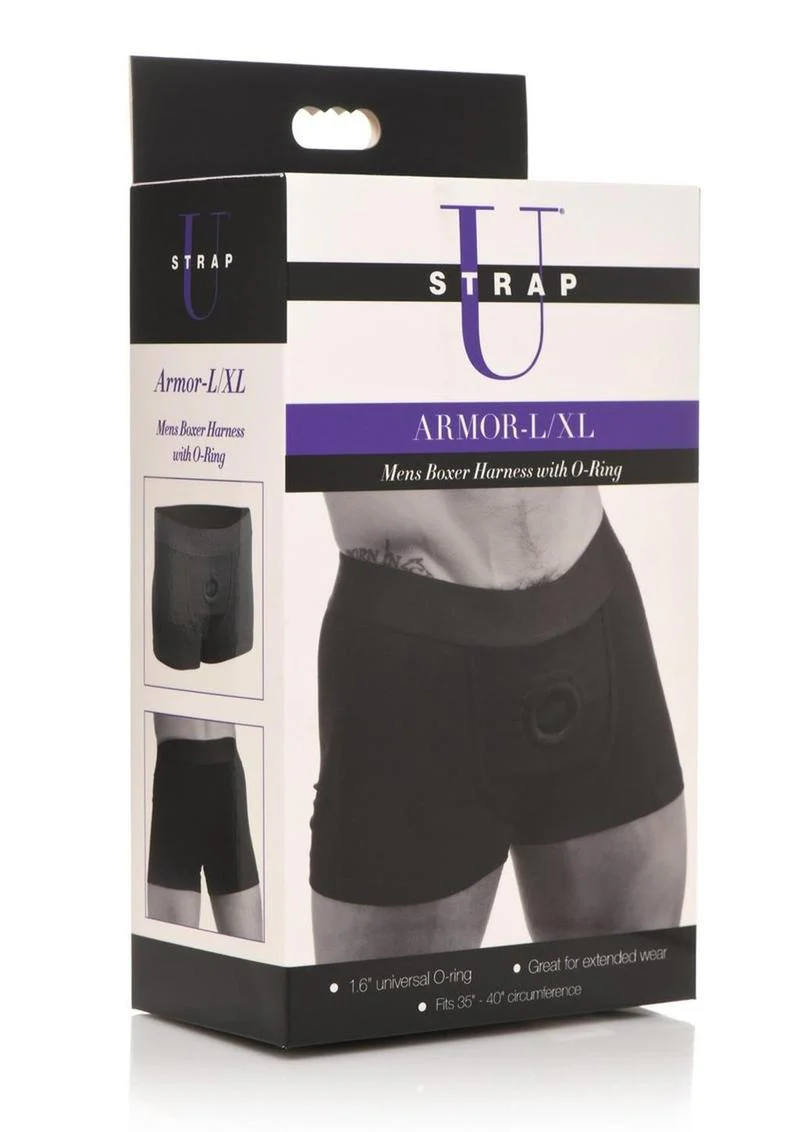 Strap U Armor Mens Boxer Harness with O-Ring - Image 3