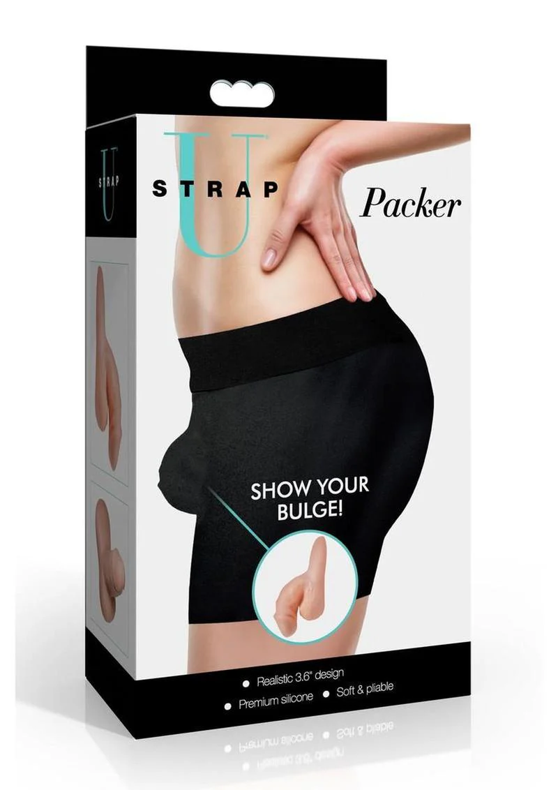 Strap U Packer Silicone 3.6in Dildo - Image 6