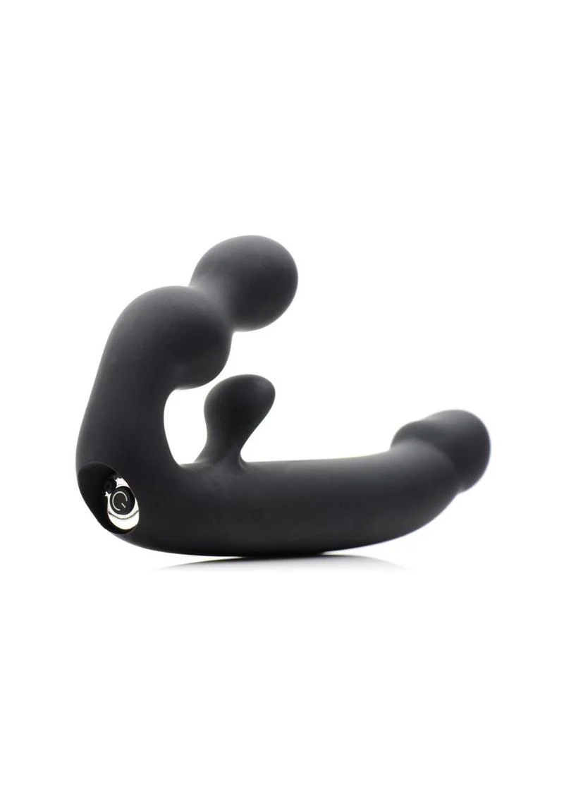 Strap U Tri-Volver Rechargeable Silicone Strapless Strap-On - Image 3