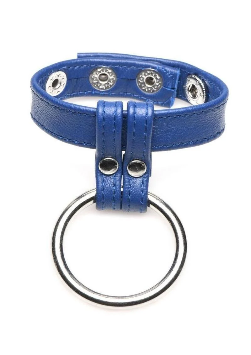 Strict Leather Cock Gear Leather and Steel Cock and Ball Ring