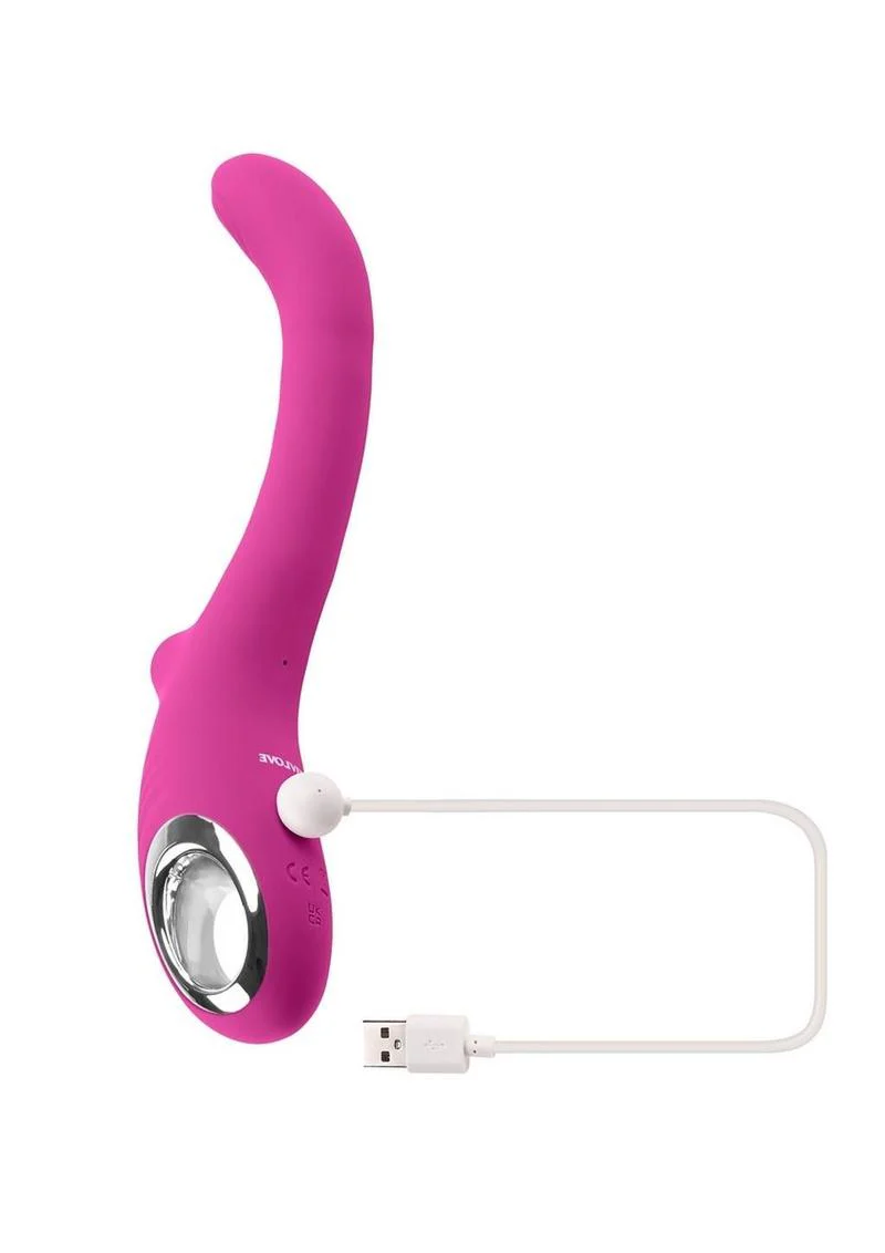Strike A Pose Rechargeable Silicone Dual Vibrator - Image 4