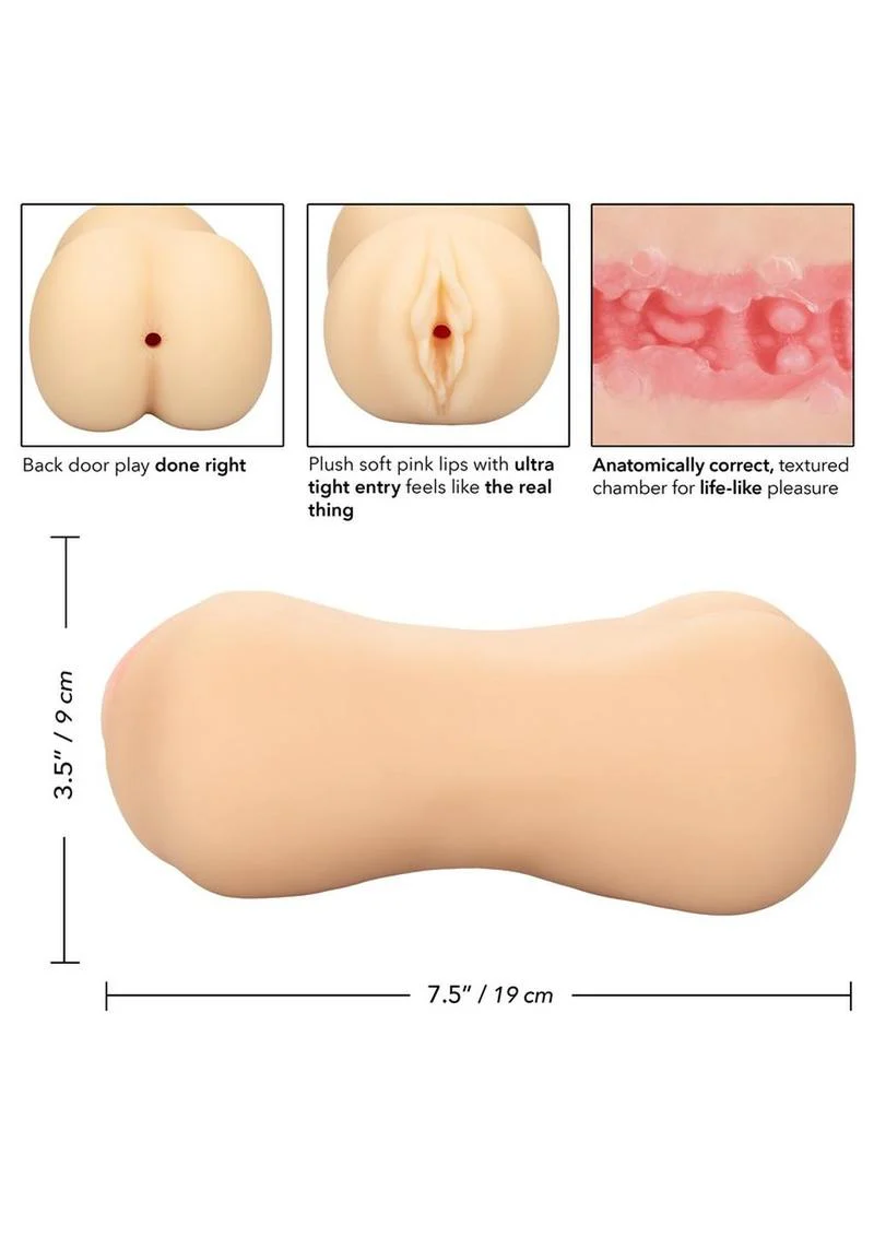 Stroke It Realistic Dual Ended Stroker - Pussy and Ass - Image 8