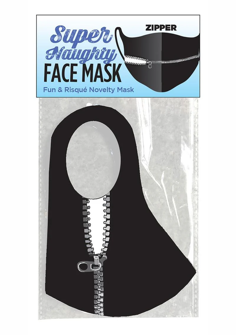 Super Naughty Zipper Mouth Mask - Image 2