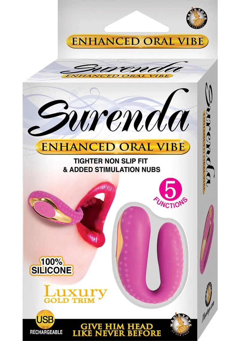 Surenda Enhanced Oral Vibe Rechargeable Silicone Vibrator - Image 3