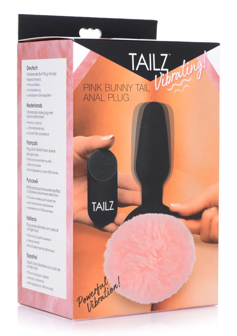 Tailz Vibrating Bunny Tail Anal Plug - Image 2