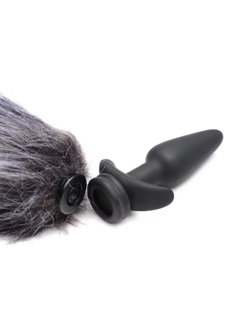 Tailz Vibrating Rechargeable Silicone Anal Plug and 3 Tails with Remote Control - Image 3
