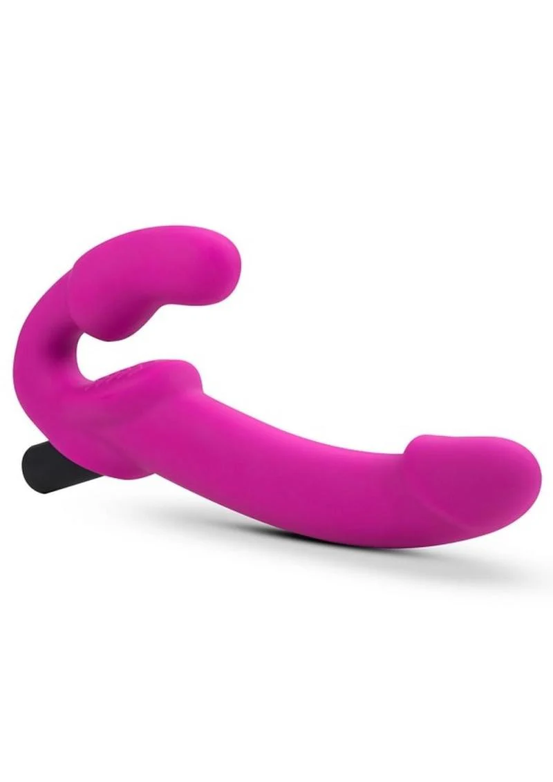 Temptasia Estella Strapless Silicone Vibrating Dildo with Rechargeable Bullet - Image 3