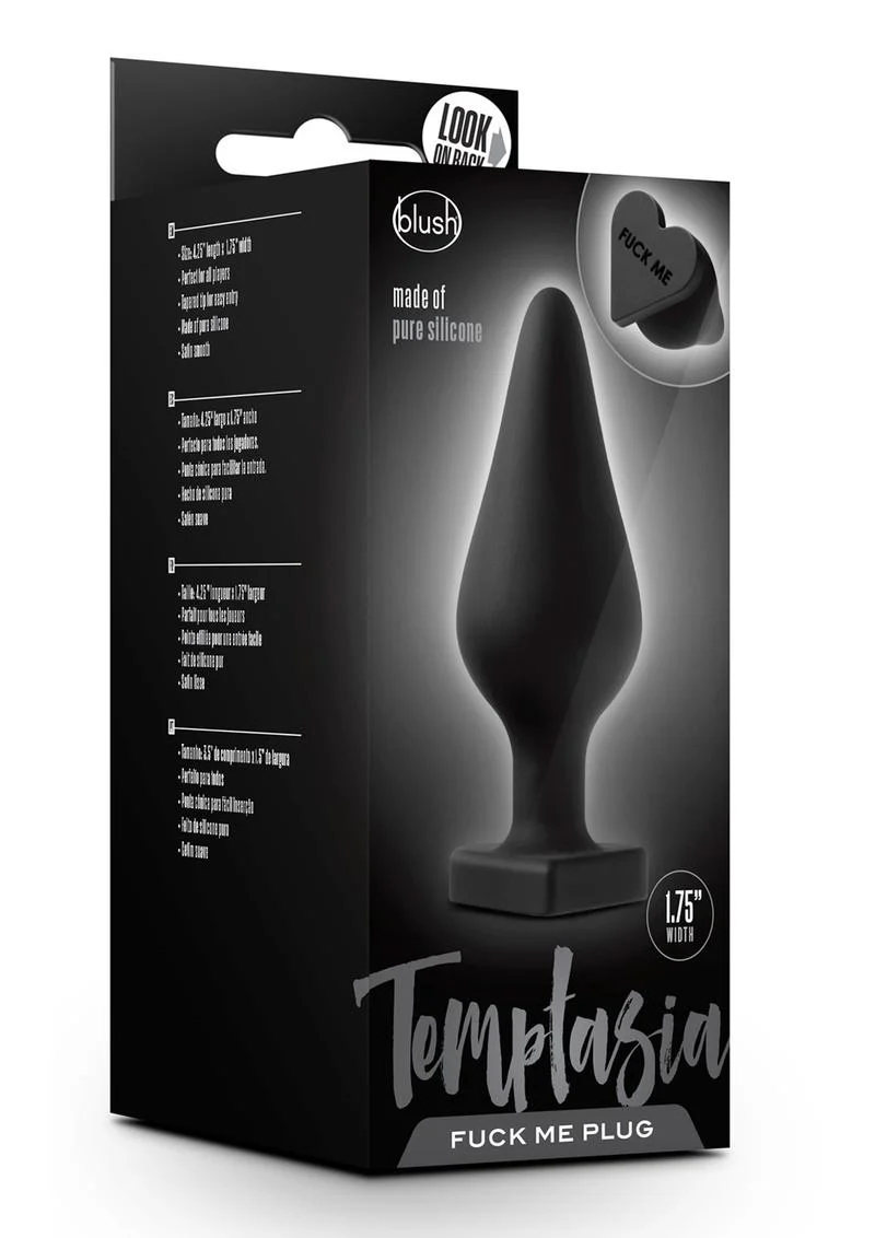 Temptasia Fuck Me Silicone Butt Plug - Image 2