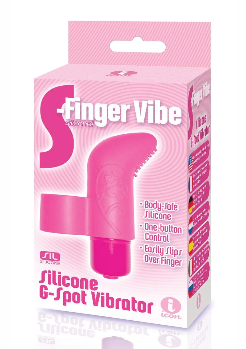 The 9's - S-Finger Silicone G-Spot Vibrator - Image 3