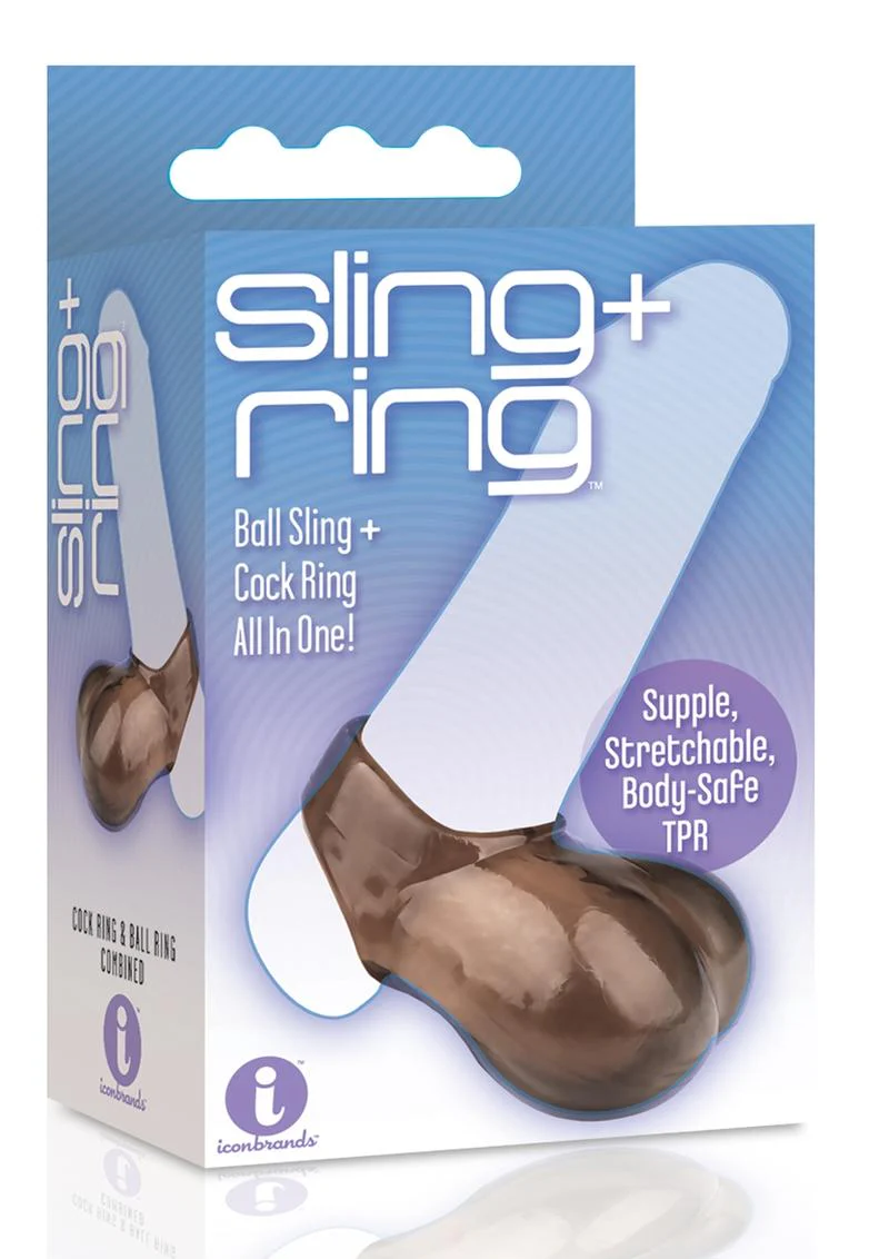 The 9's - Sling and Ring Cock Ring and Ball Sling - Image 2