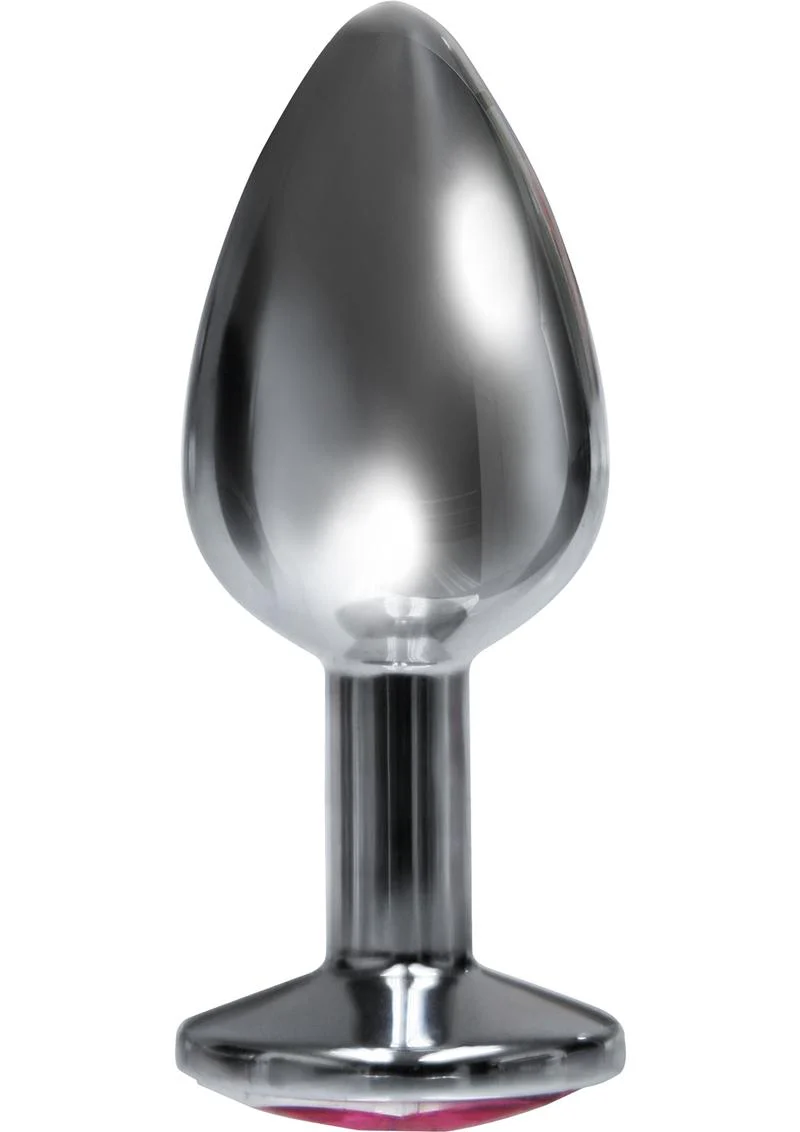 The 9's - The Silver Starter Bejeweled Stainless Steel Plug - Image 2