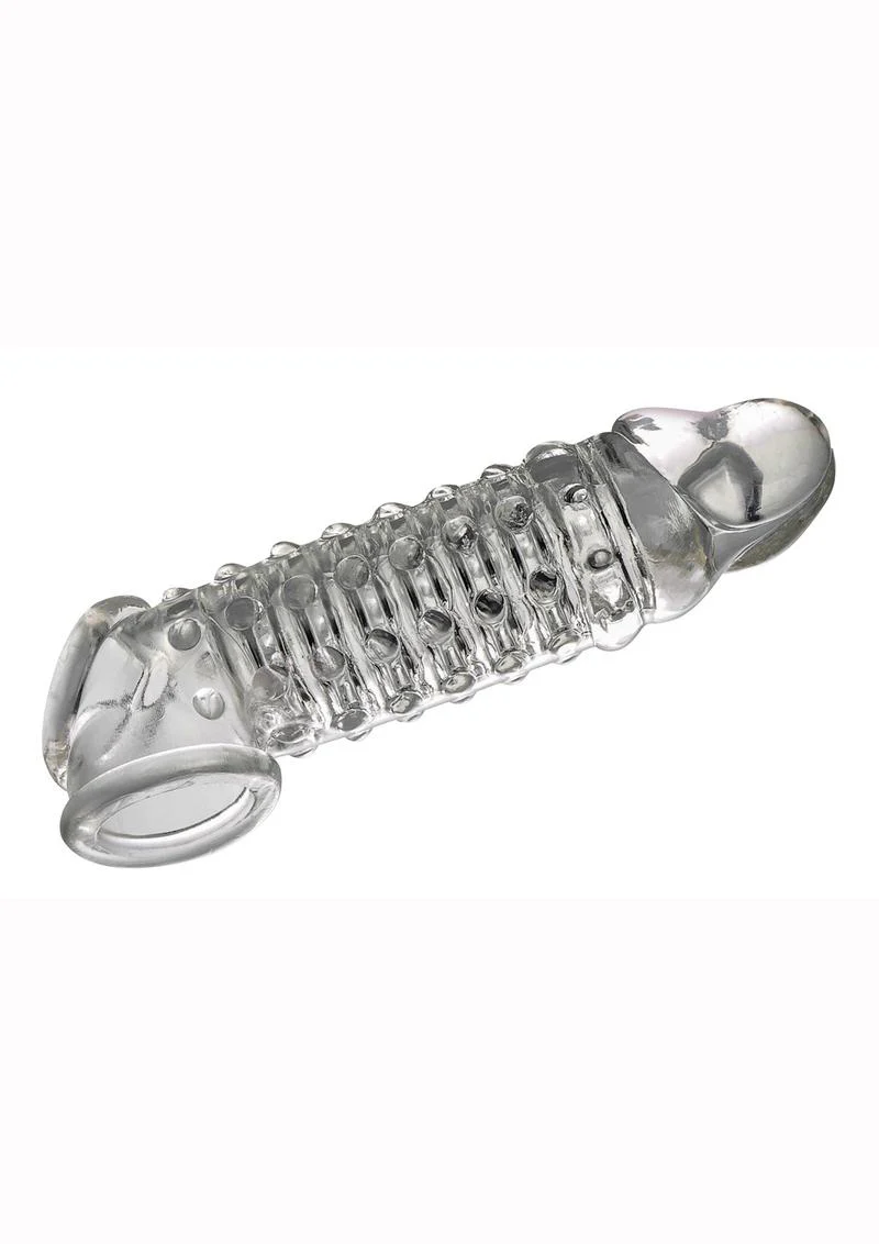 The 9's - Toppers Open Ended, Ribbed and Nubbed Penis Extender
