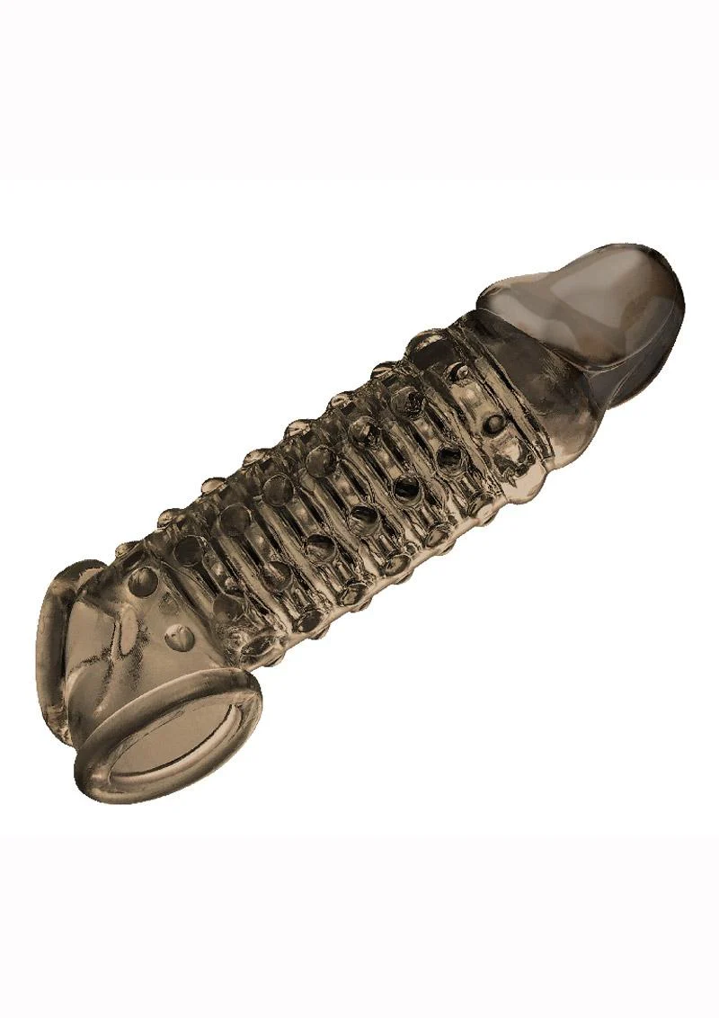 The 9's - Toppers Open Ended, Ribbed and Nubbed Penis Extender - Image 2