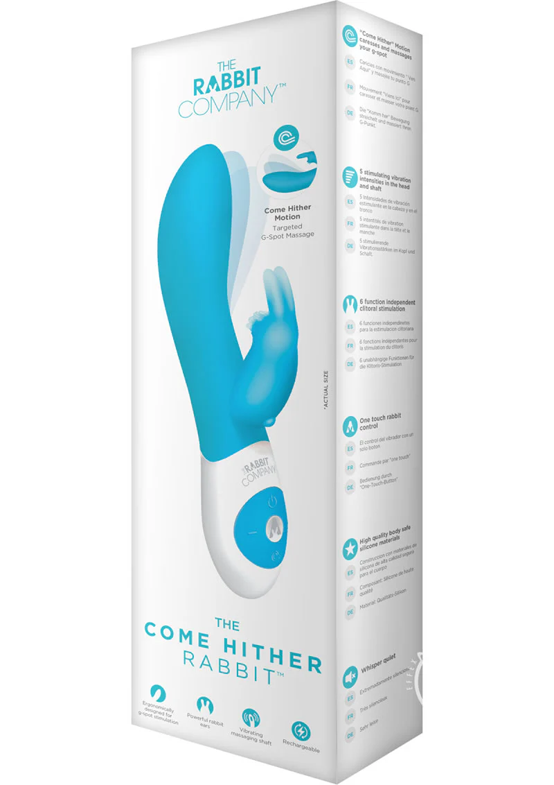 The Come Hither Rabbit Rechargeable Silicone G-Spot Vibrator - Image 6
