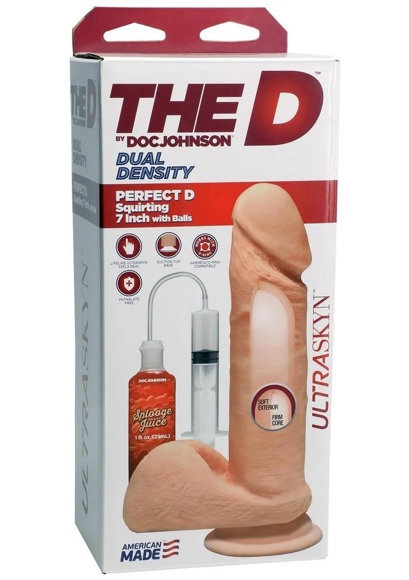 The D Perfect D Ultraskyn Squirting Dildo - Image 2