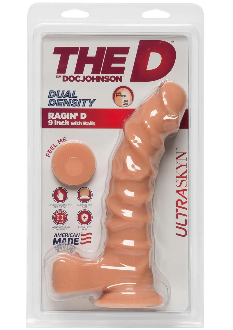 The D Ragin D Ultraskyn Dildo with Balls - Image 2