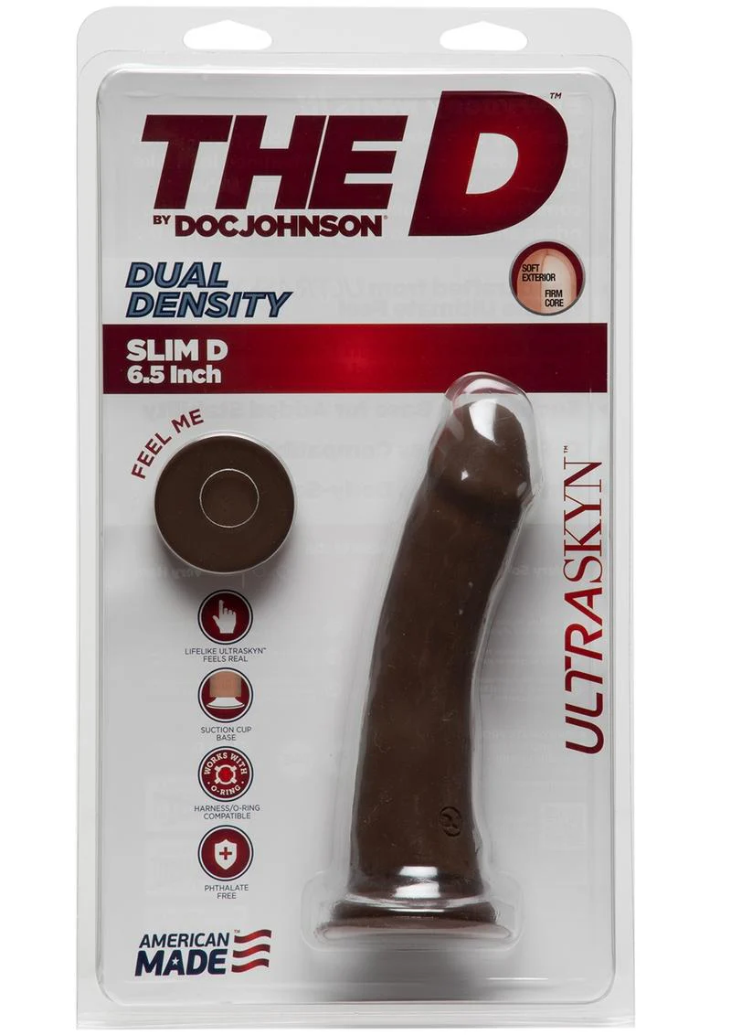 The D Slim D Ultraskyn Dildo - Image 5