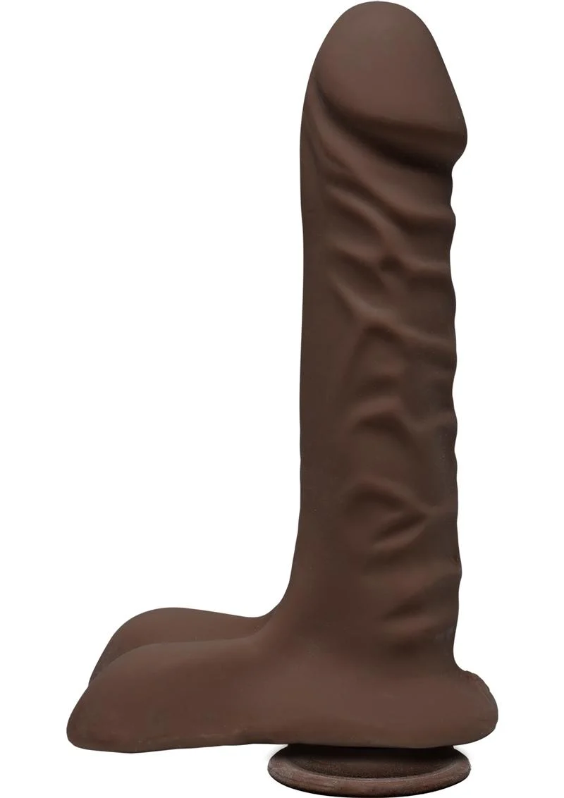 The D Super D Ultraskyn Dildo with Balls - Image 4