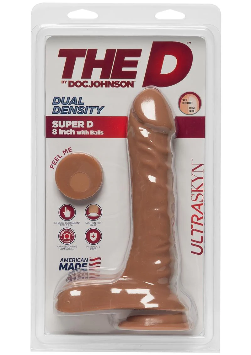 The D Super D Ultraskyn Dildo with Balls - Image 9
