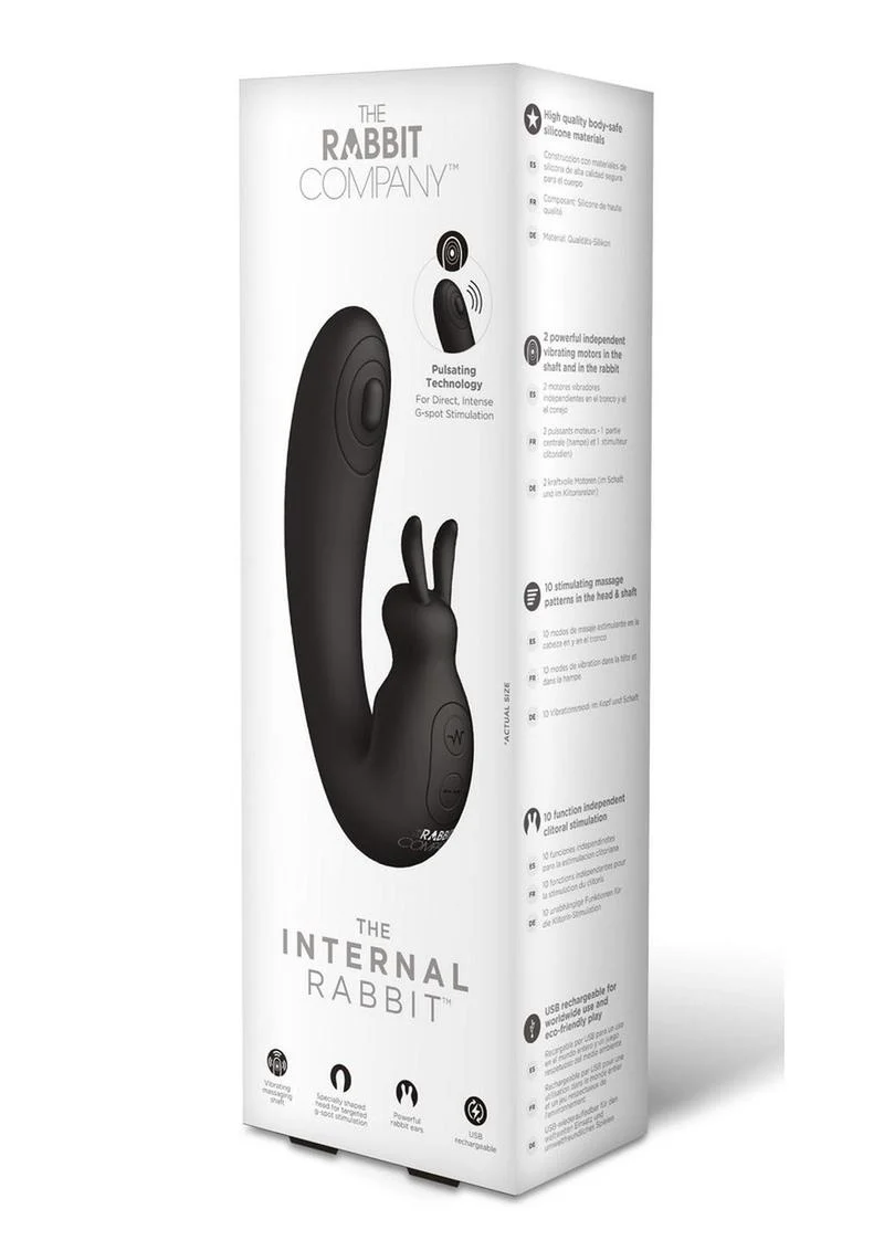 The Internal Rabbit Rechargeable Silicone Vibrator - Image 3