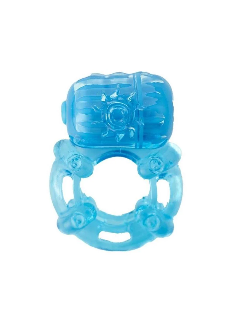 The Macho Erection Keeper Silicone Vibrating Cock Ring
