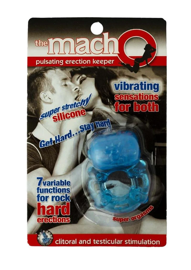 The Macho Erection Keeper Silicone Vibrating Cock Ring - Image 2