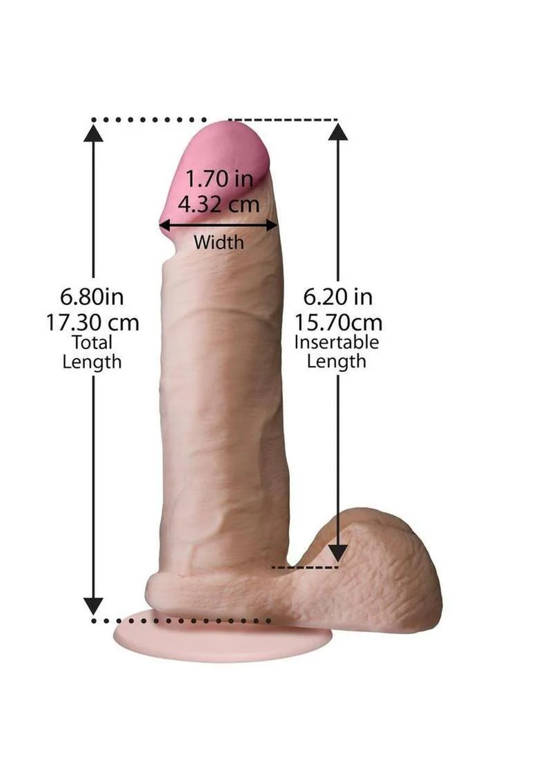 The Realistic Cock Ultraskyn Dildo - Image 12