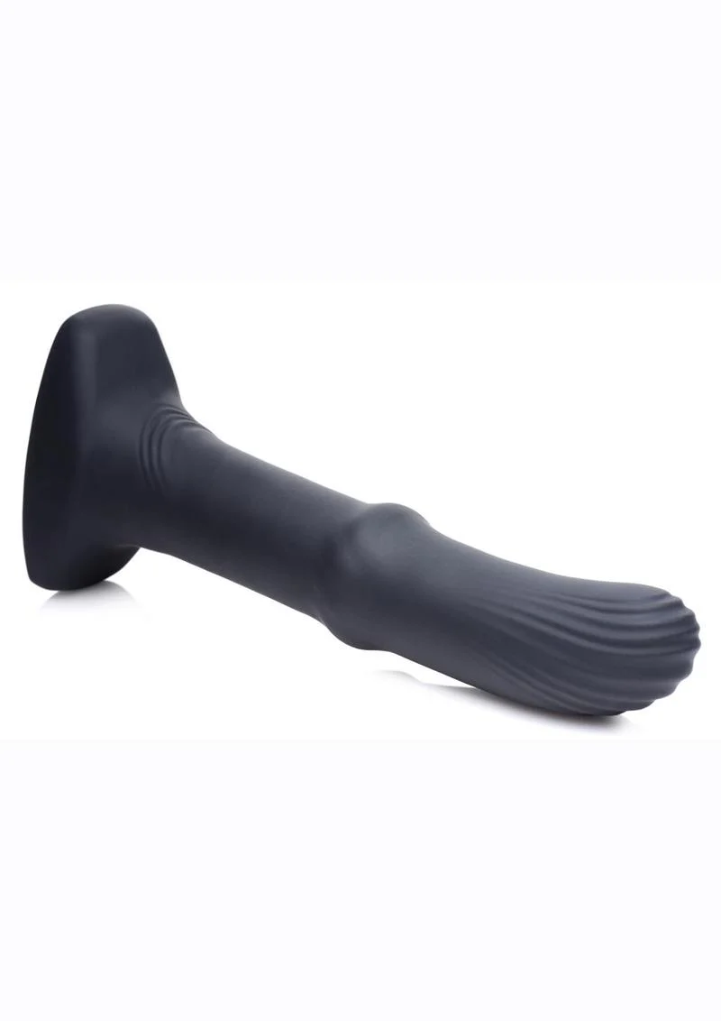 Thunder Plugs Sliding Shaft Silicone Rechargeable Anal Plug with Remote Control - Image 3