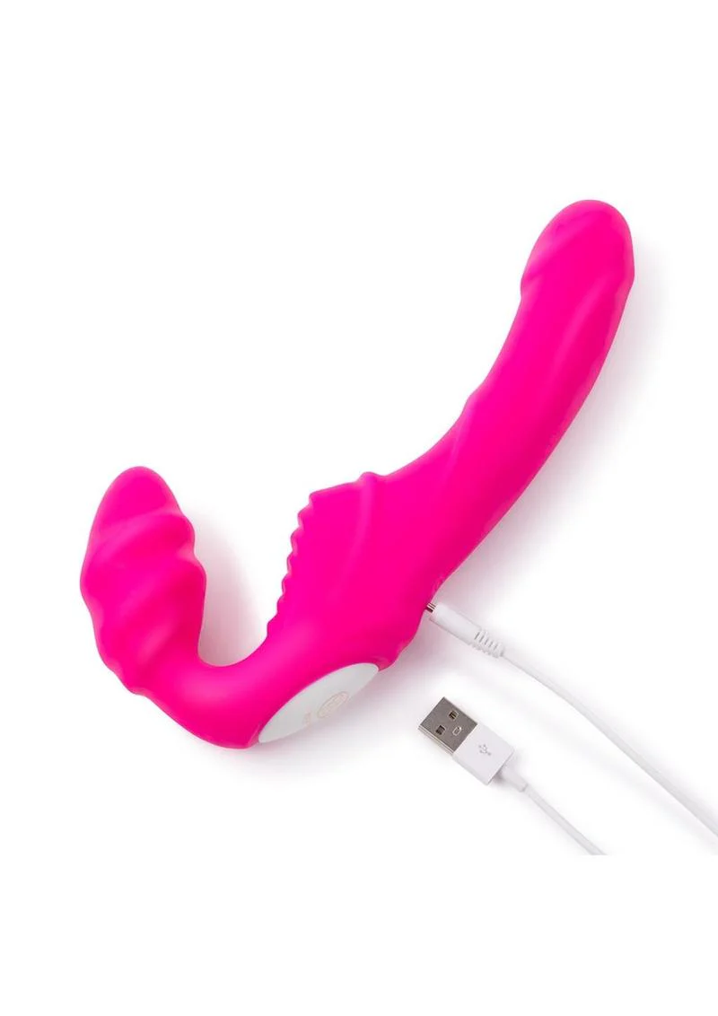 Together Toys Together Silicone Rechargeable Remote Control Strapless Strap-On Vibrator - Image 4