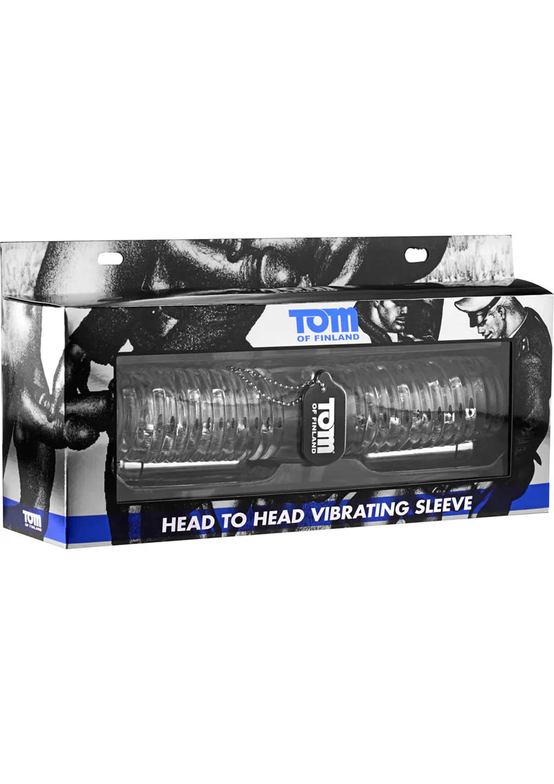 Tom Of Finland Head to Head Vibrating Sleeve - Image 2