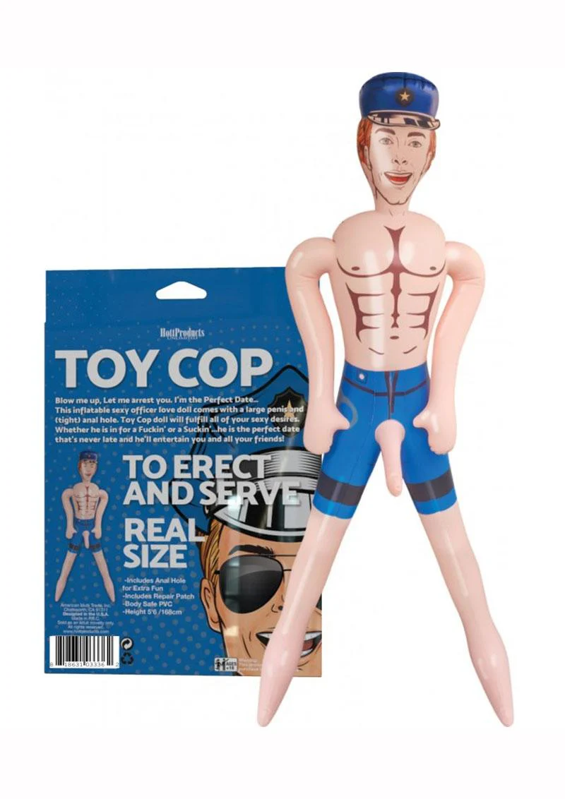 Toy Cop Blow-Up Doll