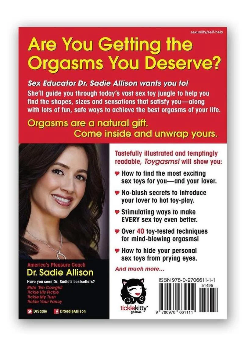 Toygasms The Insiders Guide to Sex Toys and Techniques Book By Dr. Sadie Allison - Image 2