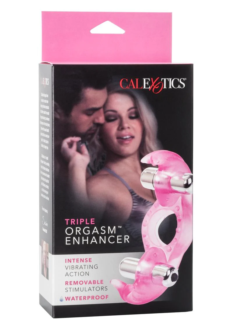 Triple Orgasms Enhancer Vibrating Cock Ring with Clitoral Stimulation - Image 2