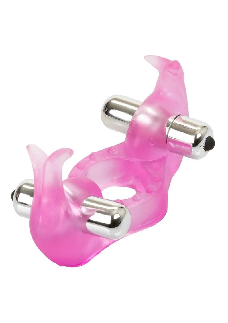 Triple Orgasms Enhancer Vibrating Cock Ring with Clitoral Stimulation - Image 3