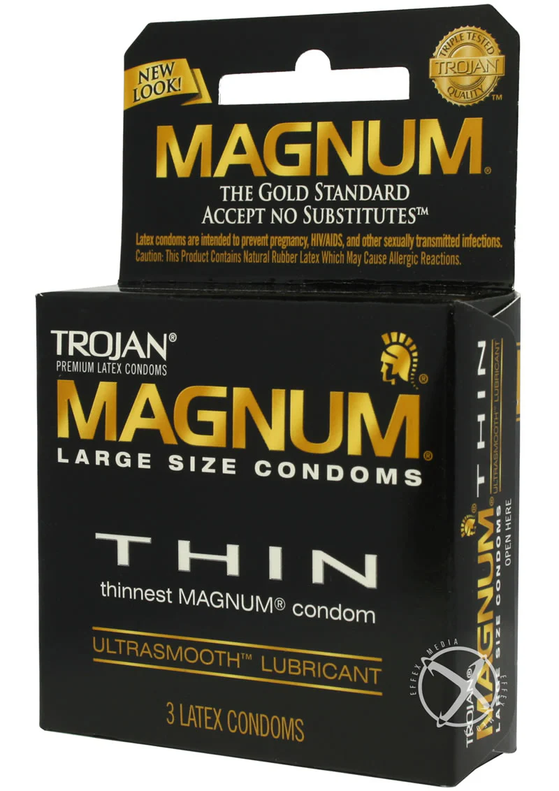 Trojan Condom Magnum Thin Large Size Lubricated - Image 2