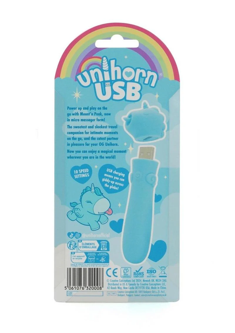 Unihorn Mount'n Peak Rechargeable Silicone USB Bullet - Image 4