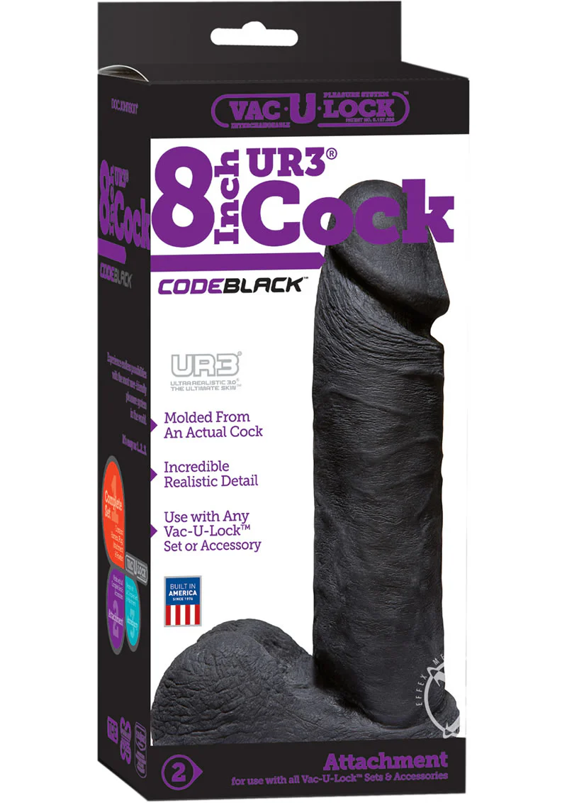 Vac-U-Lock Codeblack Ultraskyn Dildo - Image 5