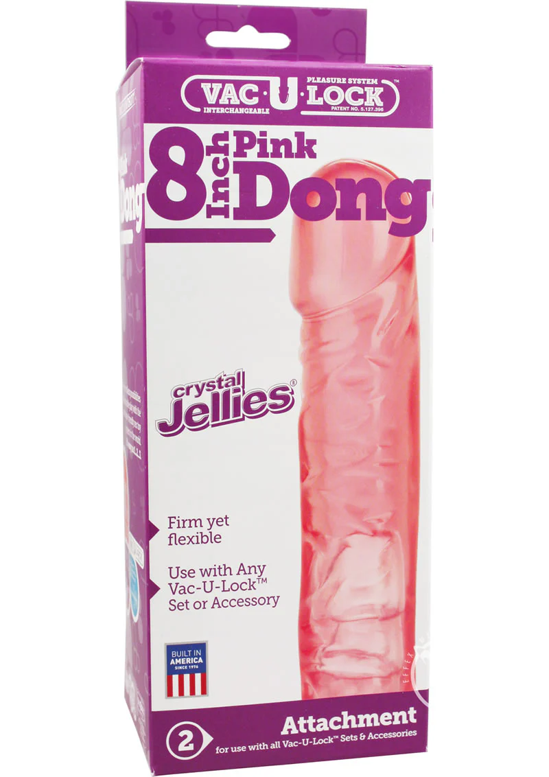 Vac-U-Lock Crystal Jellies Dildo - Image 2