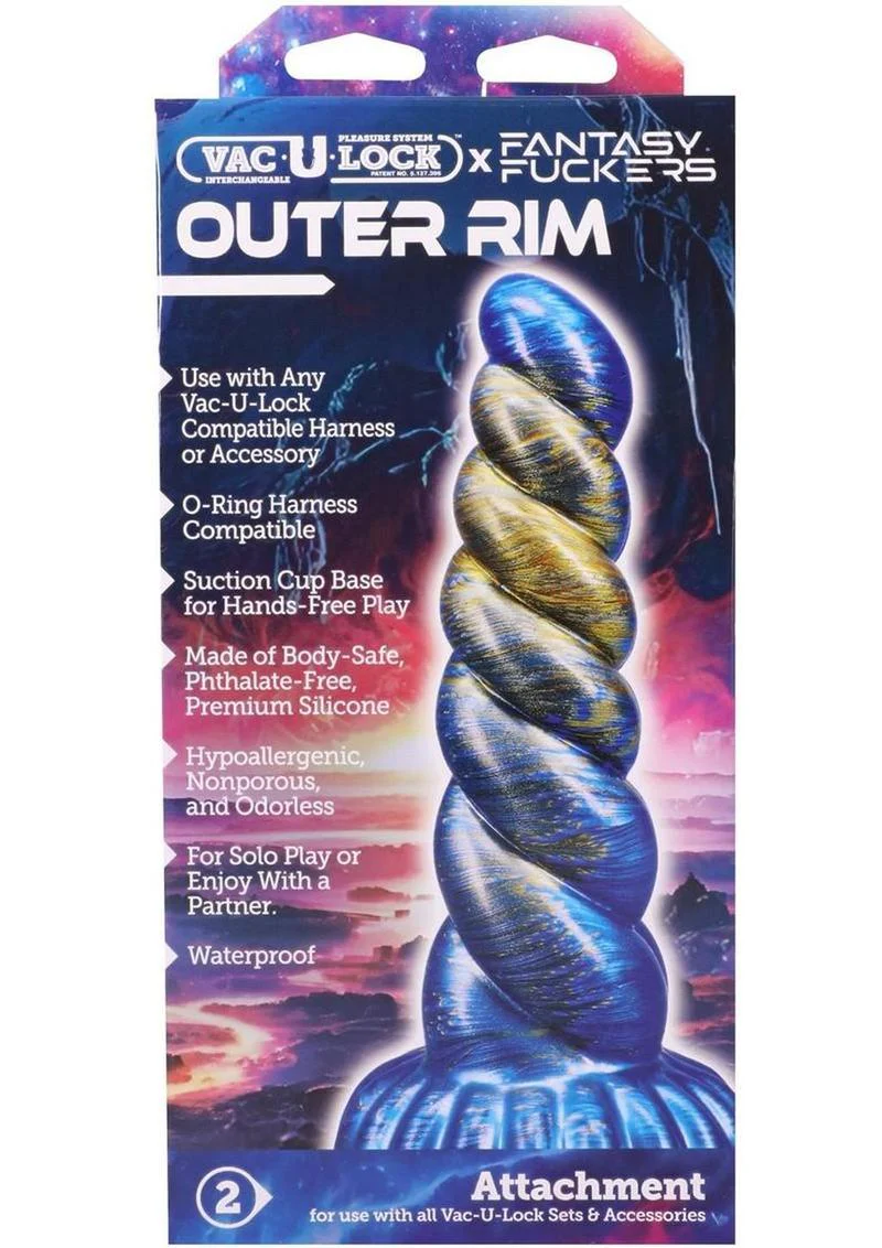 Vac-U-Lock Fantasy Fuckers Outer Rim Silicone Dildo - Image 2