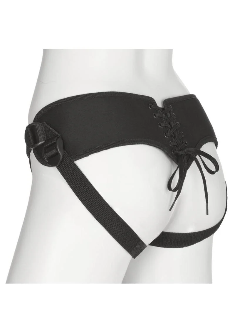 Vac-U-Lock Platinum Corset Harness with Plug - Image 4